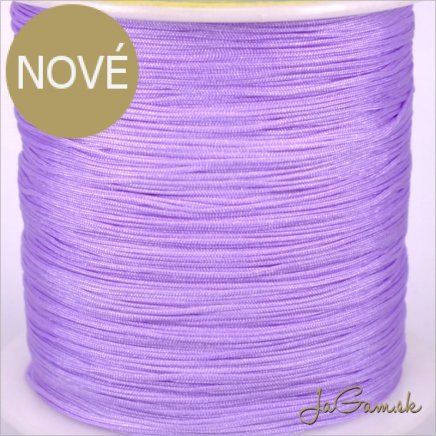 Nylonová šnúrka 0,5mm fialová -10m (1044)